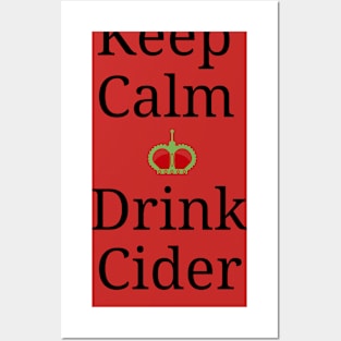 Keep Calm Drink Cider - Big Letter Posters and Art
